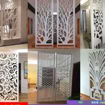 New Products Living Room Density Board Hollowed-out Partition Xuanguan Carved Flowers Board Ceiling Ceiling Background Wall Solid Wood Flower Lattice Decoration Pass