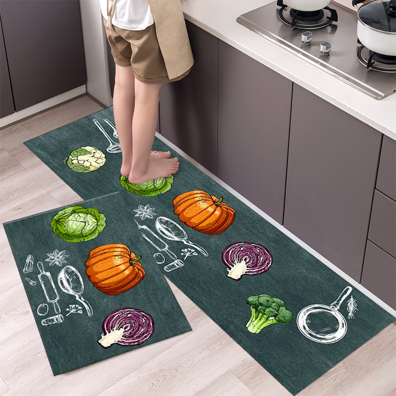 推荐2023 Kitchen floor mat toilet floor mat door carpet厨房 - 图0