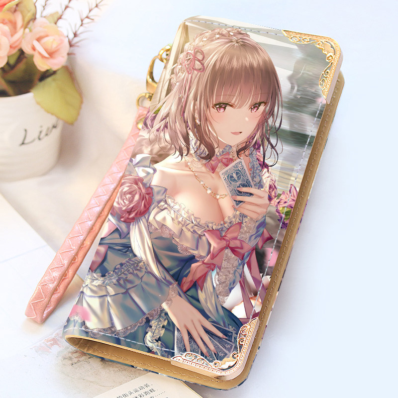 2021二次元卡通动漫可爱钱包女生长款新时尚小清新学生手机包竖款,淘宝优惠券,粉丝福利购,淘宝优惠卷