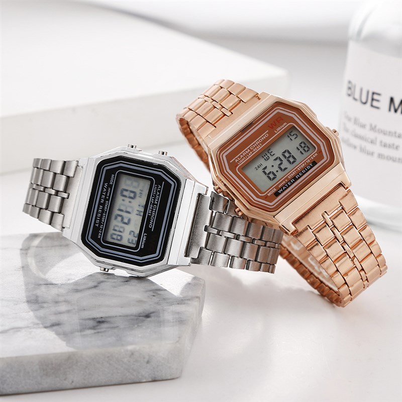 新品Women en nisex Watch old Siler la Vintage Digital s ili-图2