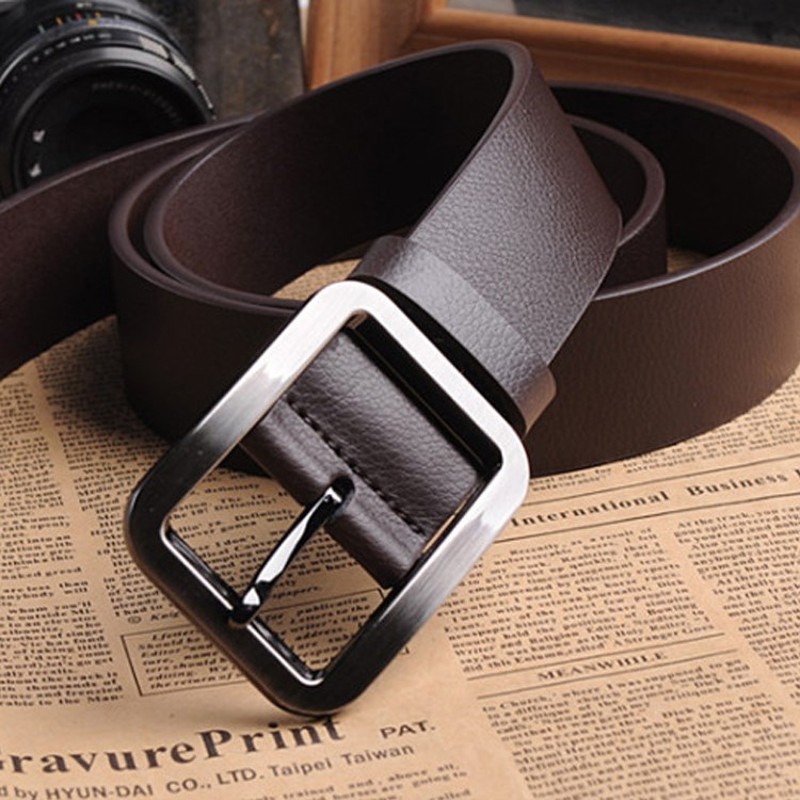 速发Belt Waistband Casual Pin Buckle Accessory Business Faux - 图0