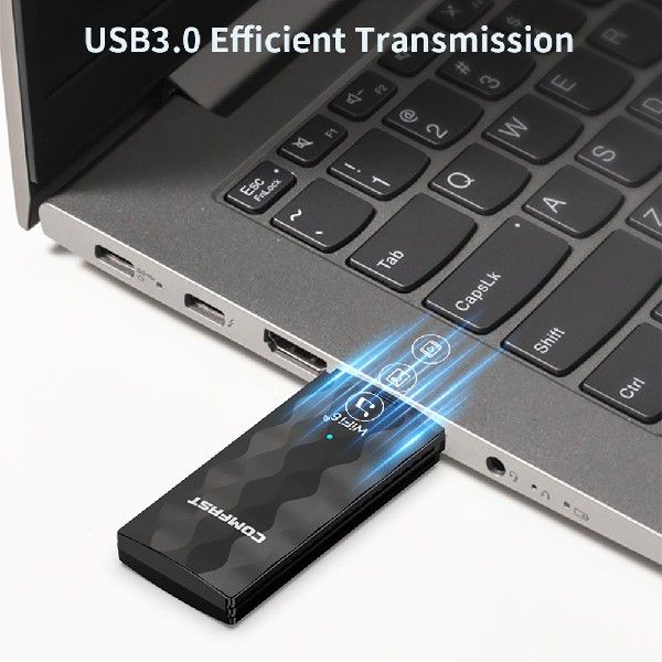 速发2.4G/5GHz Network Card USB 3.0 1800Mbps Wireless Network - 图0