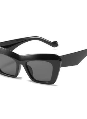热销Brand Cat Eye Sunglasses Woman Fashion Designer Vintage