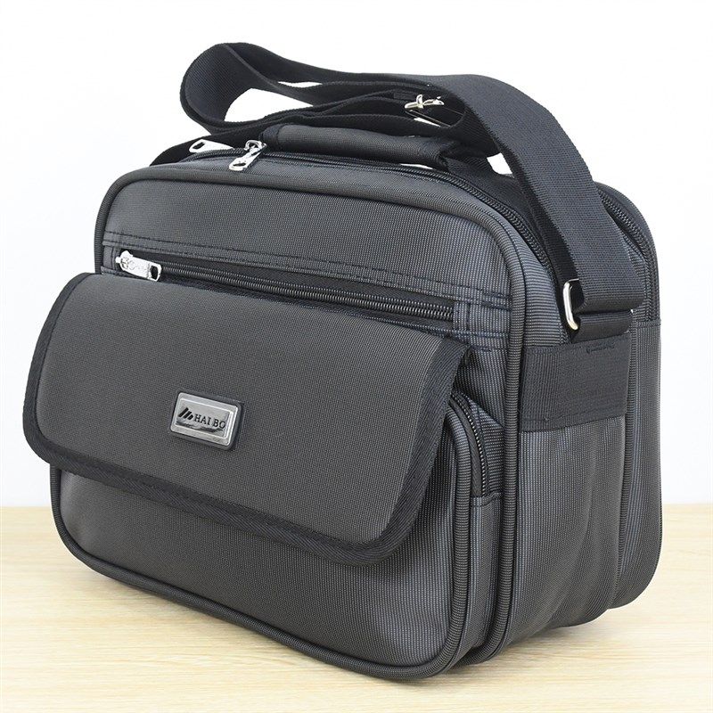 新款防水单肩包斜挎包男女收银包收纳包快递手提收钱包生意包黑色,淘宝优惠券,粉丝福利购,淘宝优惠卷