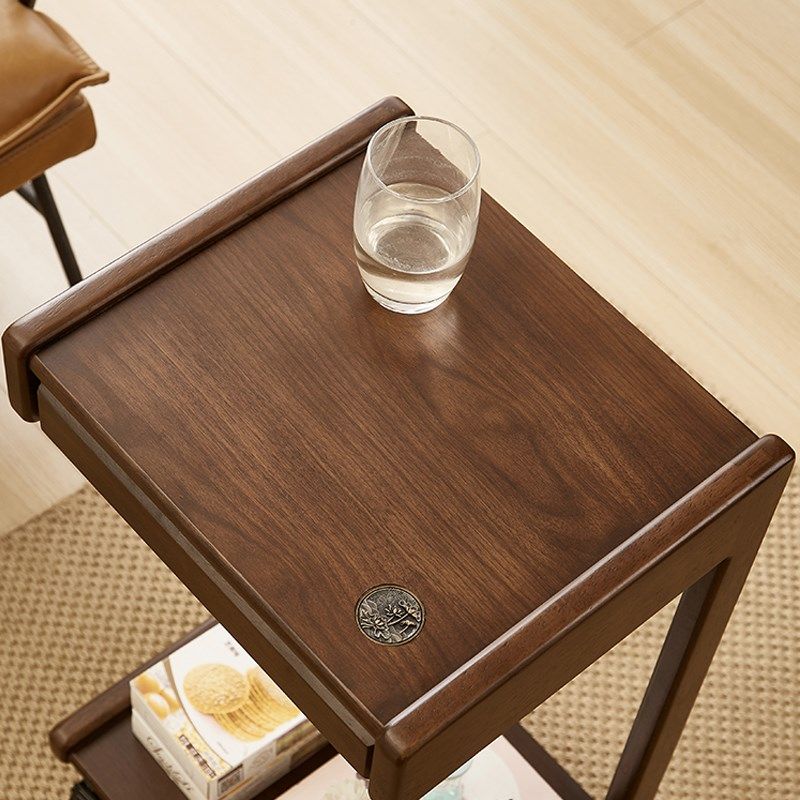 移动笔记本电脑床边办公桌实木边几桌客厅懒人沙发阅读桌茶几简约,淘宝优惠券,粉丝福利购,淘宝优惠卷