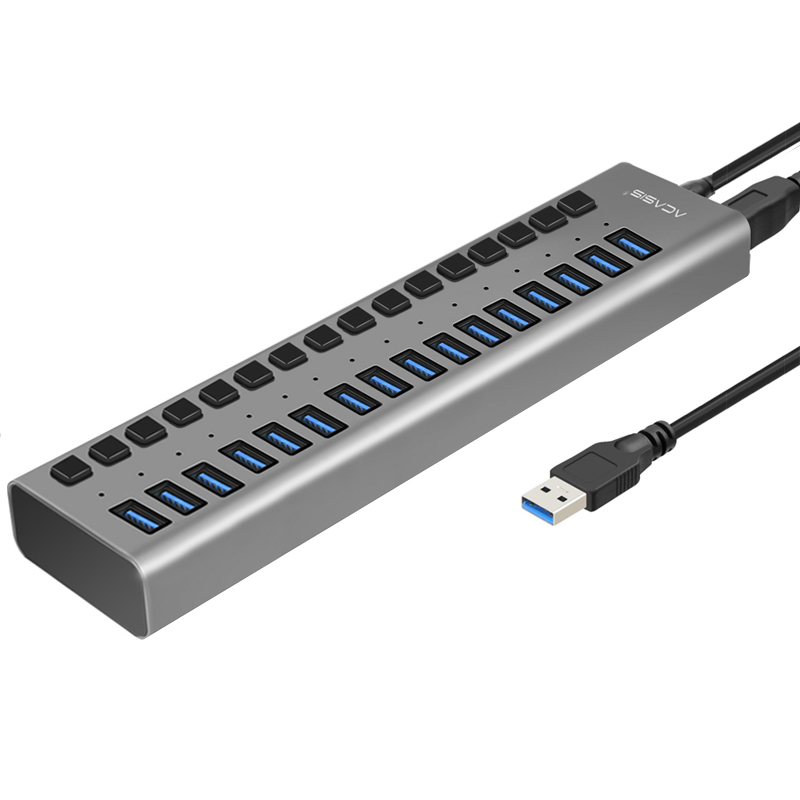 Acasis电脑USB3.0延长线一拖10口多功能拓展坞扩充器接口转换器带 - 图3