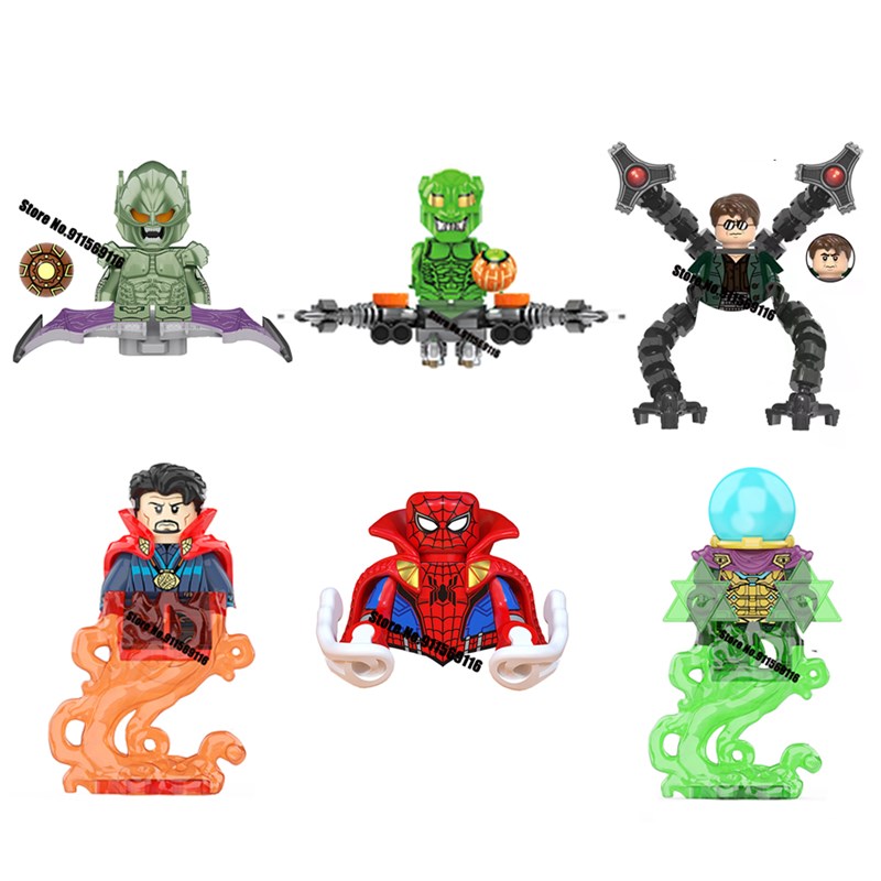 速发Disney Green Goblin Mysterio Doctor Octopus Spiderman Bu - 图0