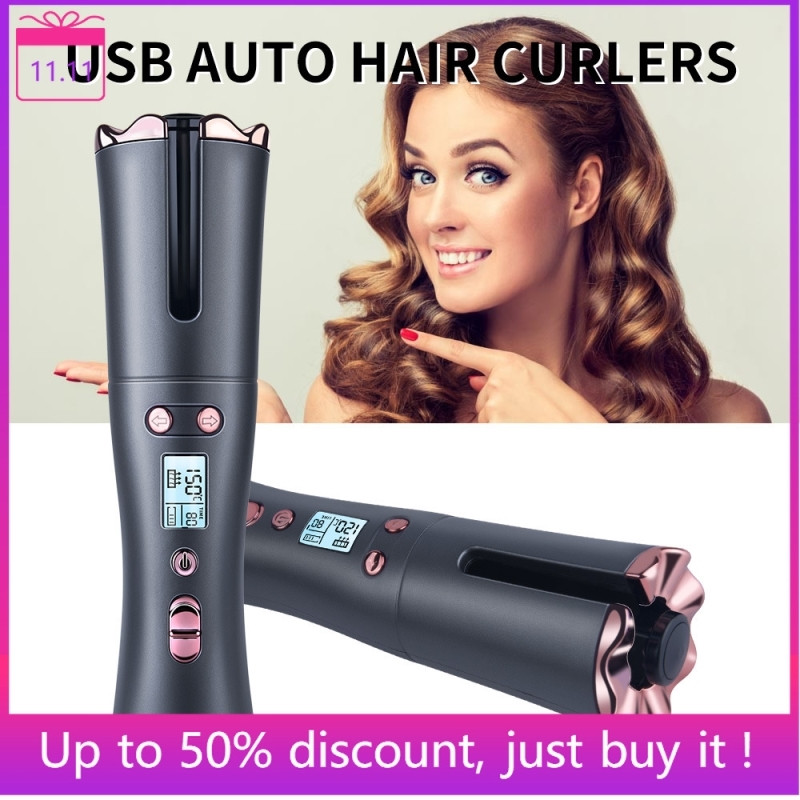 网红Air Curler Cordless Automatic Hair Curlers Iron Curling-图0