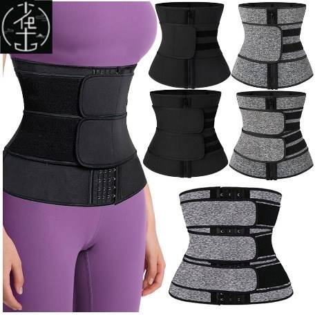 推荐Plus Size Waist Trainer Corset Sport Girdle Double Belt - 图1