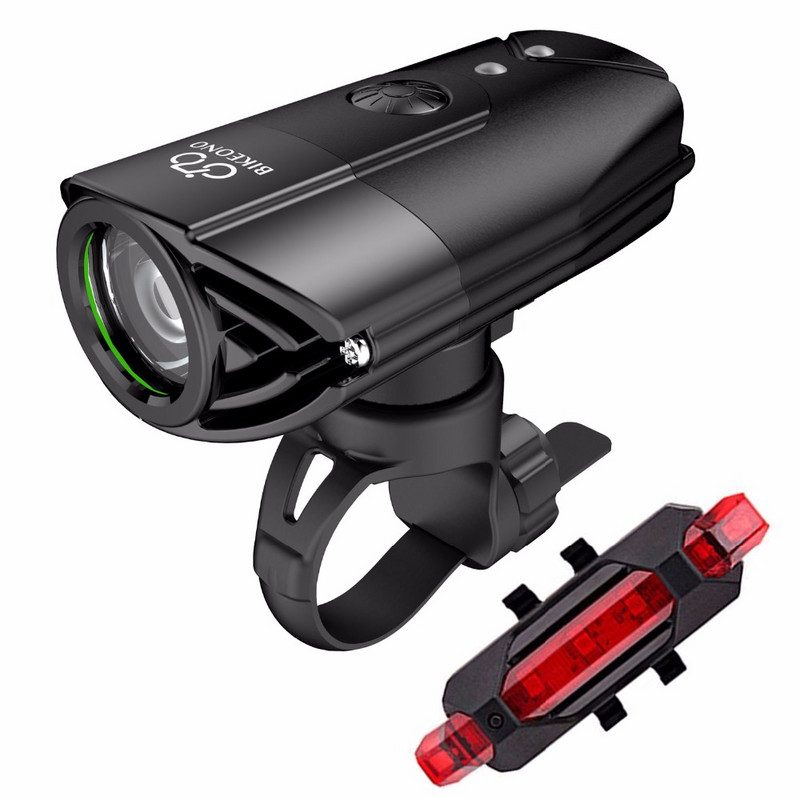 极速Bicycle Light Bike Headlight LED Taillight MTB Cycling L - 图0