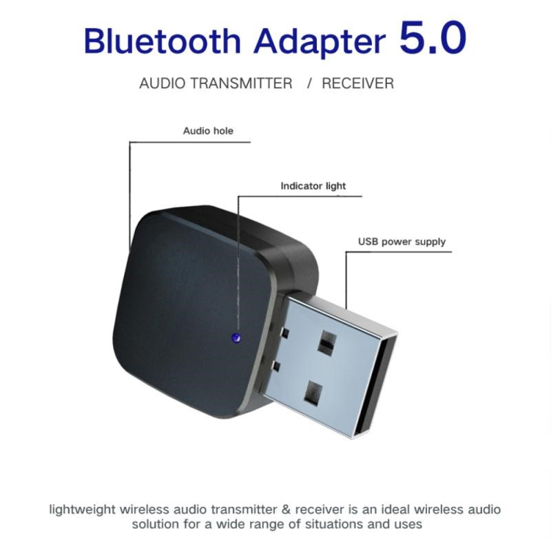 KN324 USB Bluetooth Audio Receiver Transmitter 2 In 1 Stereo - 图0