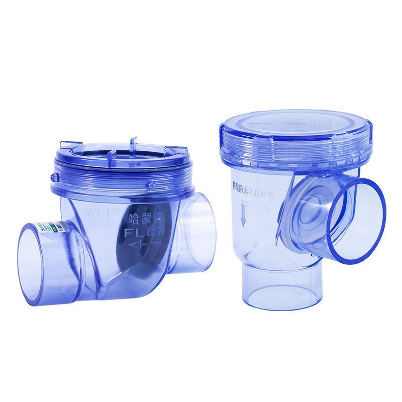 PVC防反水止回阀透明下水道厨房可视水槽管道翻板偏心塑料50mm,淘宝优惠券,粉丝福利购,淘宝优惠卷