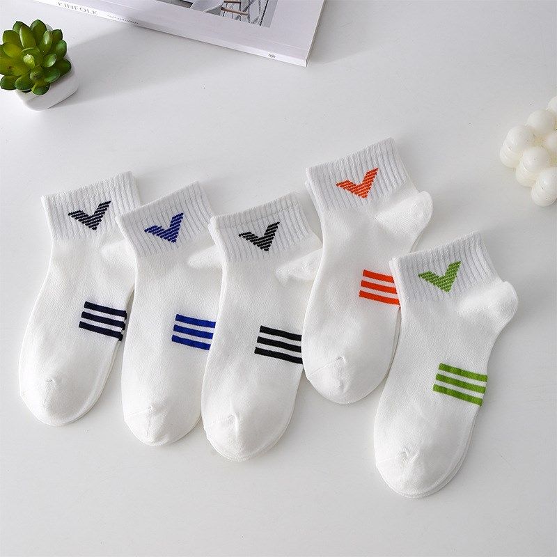 袜子男夏季男士透气防臭吸汗短袜薄款白色男袜运动袜潮流船袜,淘宝优惠券,粉丝福利购,淘宝优惠卷