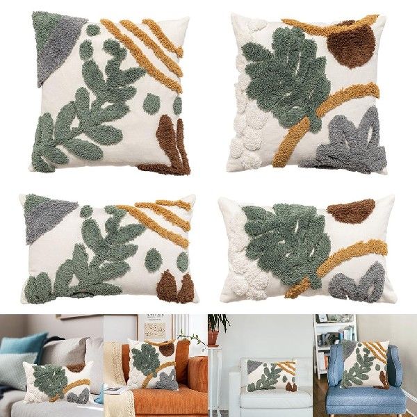 速发Throw Cover Comfortable Sofa Cushion Cover for Living R-图3