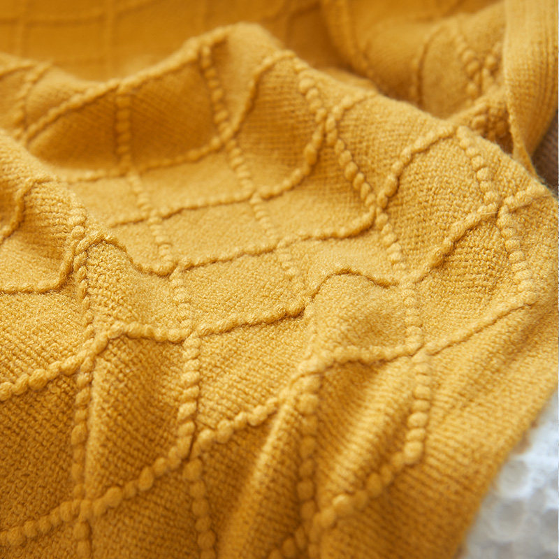 蔓越家北欧菱形针织流苏沙发搭防尘毯沙发盖巾巾午睡毯布客厅休闲,淘宝优惠券,粉丝福利购,淘宝优惠卷