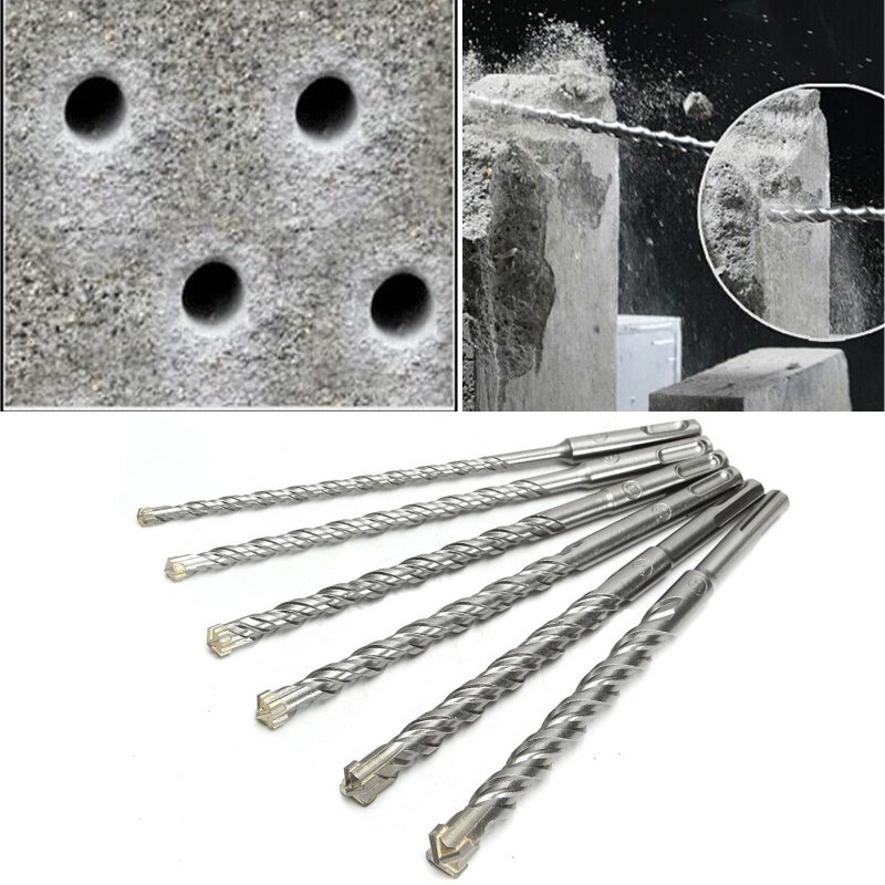 160mm Electric Hammer Drill Bits 5/6/8/10/12/14/16mm Cross - 图1