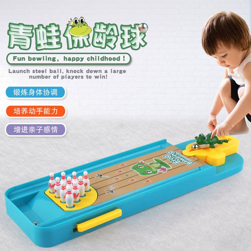 推荐Bowling Shooting Board Games Desktop Ball Table Game Toy-图0