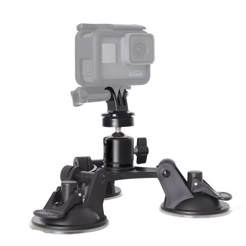 Actioncamera accessories 3 Leg Car Suction  Holder Triangle - 图3