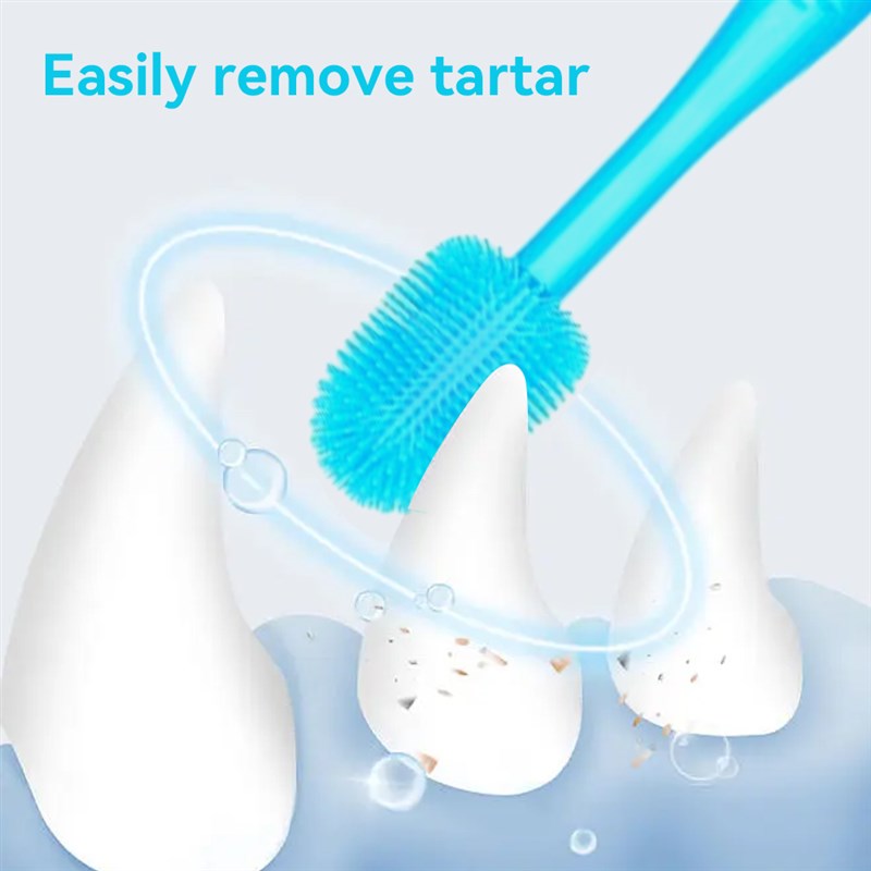 Pet Ces Toothbruth Srupar Soft Silicone Bristles Tooth Brush - 图1