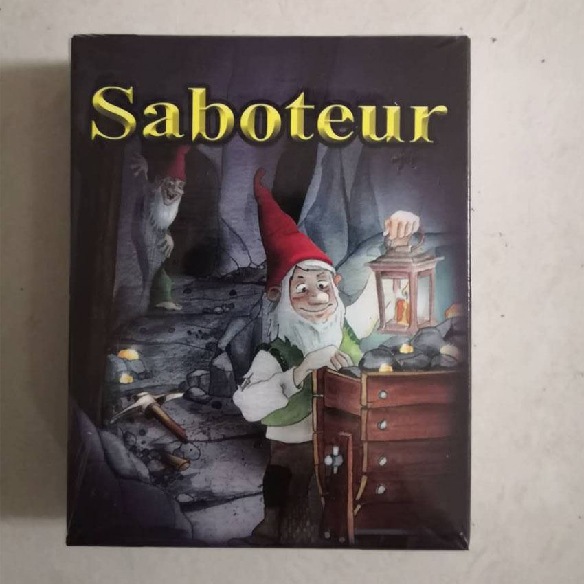 速发New Saboteur Card Game English board games Dwarf  card g - 图0