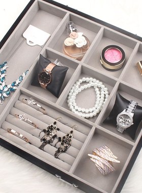 衣帽间梳妆台摆件衣柜首饰小饰品样板房衣帽间R装饰项链耳环手表