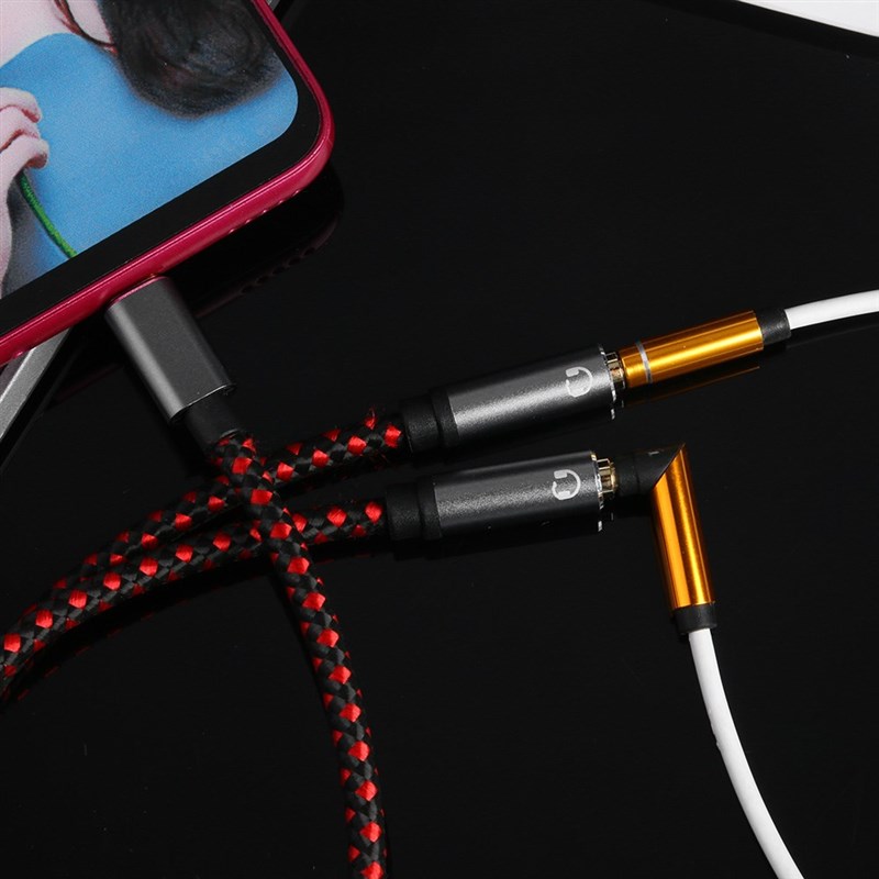 极速Jack Cable 3.5mm 30cm Type C to Dual Male to 2 Female AU - 图3