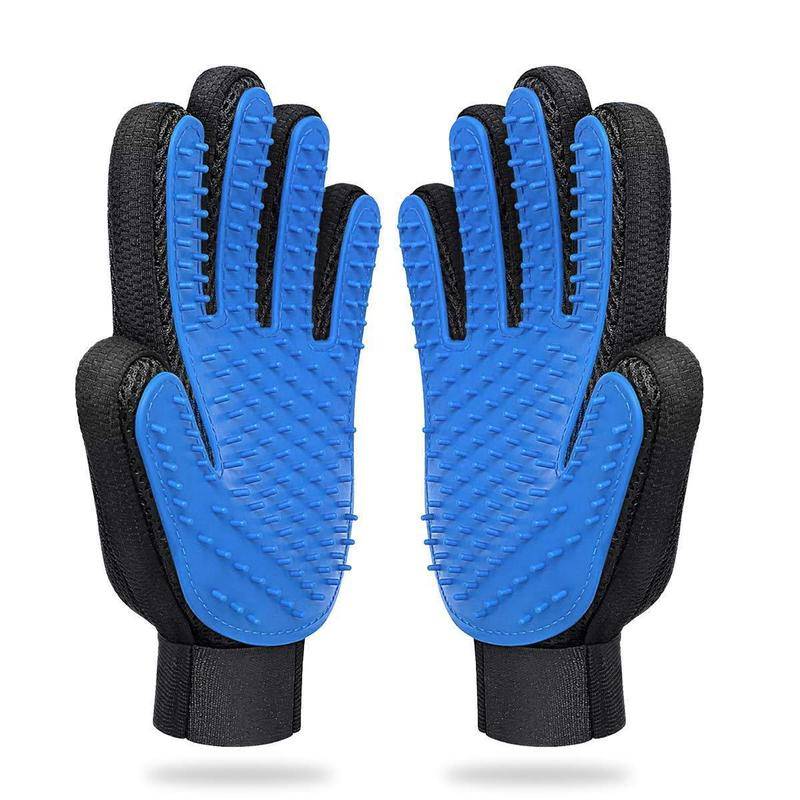 速发Rubber P Bath Mittens Grooming Glove for P Massage Groom - 图1