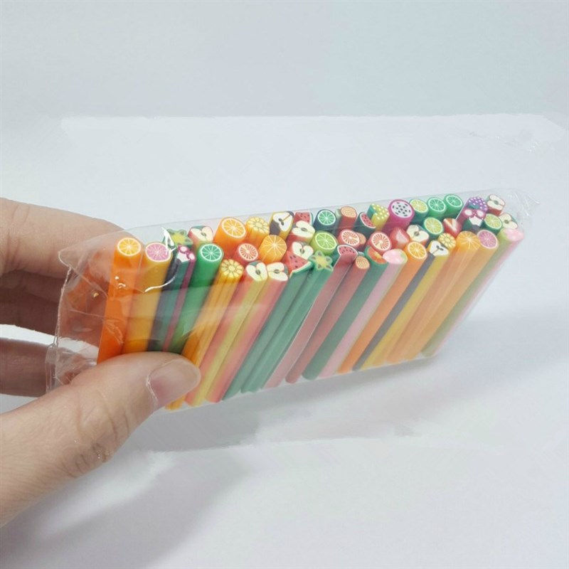 20pcs/Set Fruit Slices  Slime /Nails Beauty Clay Artificial - 图0