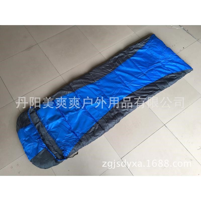 春秋信封方帽睡袋两边月牙拼色互拼型户外野营睡袋(可订做),淘宝优惠券,粉丝福利购,淘宝优惠卷