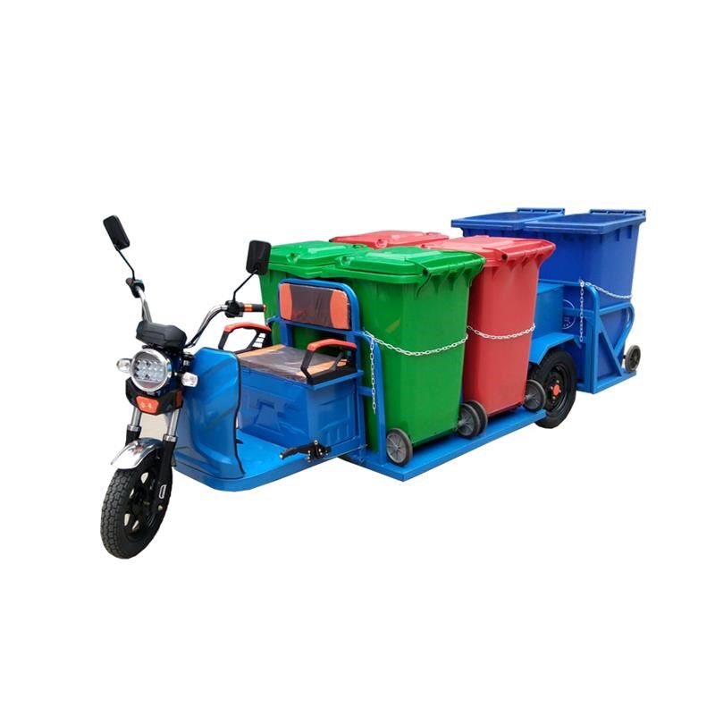 电动环卫车垃圾运输三轮车小区物业六桶八桶垃圾转运车环卫垃圾车,淘宝优惠券,粉丝福利购,淘宝优惠卷