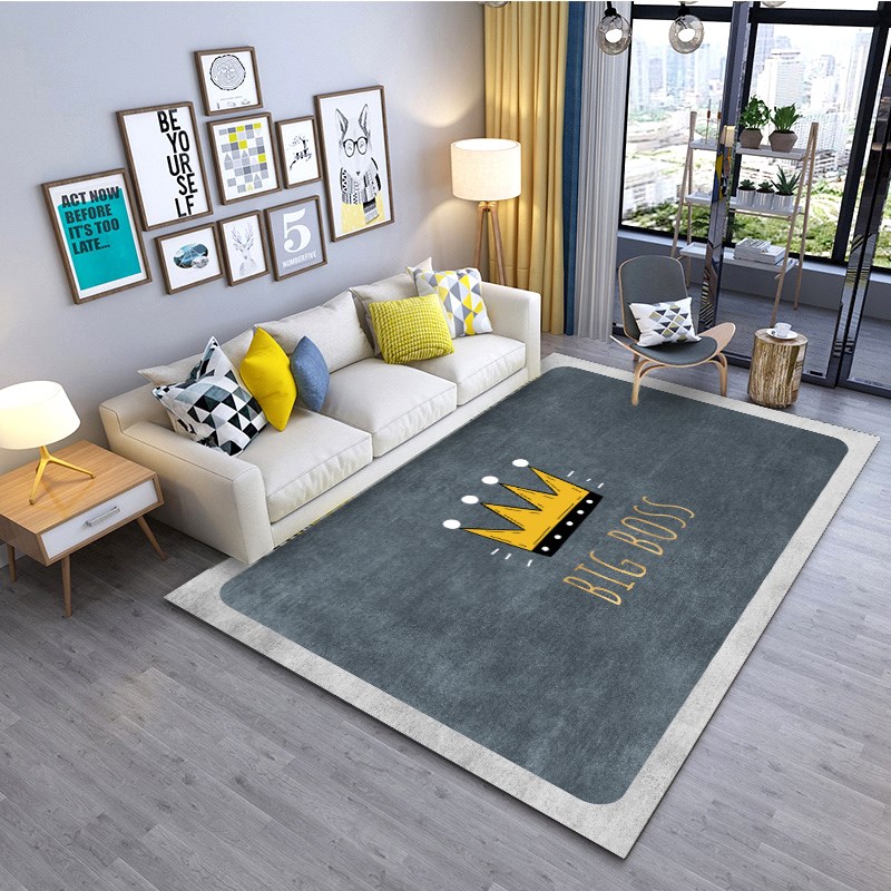 极速Carpet Living Room Warm Floor Rugs fluffy Mats Kids Room - 图2