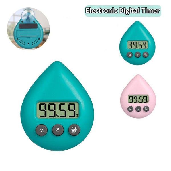 速发New Digital Kitchen Timer Three Color Splash Proof Ener-图3