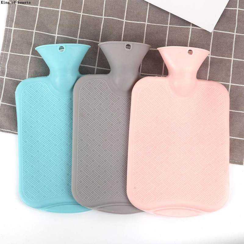 速发推荐Hot Water Bottle 2000ML Rubber High Density Winter H - 图0