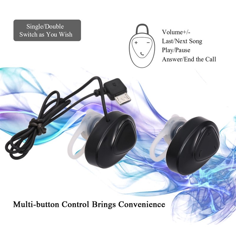 BL-02 Wireless Bluetooth earphones 4.2 Stereo Earphone Mini - 图0