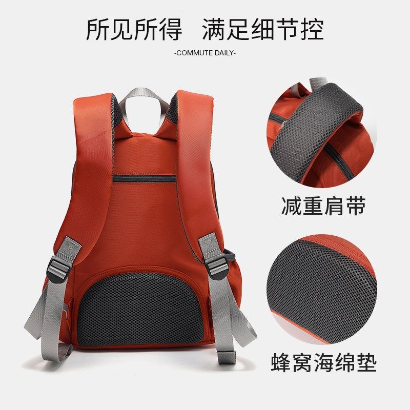 休闲女士双肩包2024新款轻便防水旅行包牛津布小背包简约电脑书包,淘宝优惠券,粉丝福利购,淘宝优惠卷