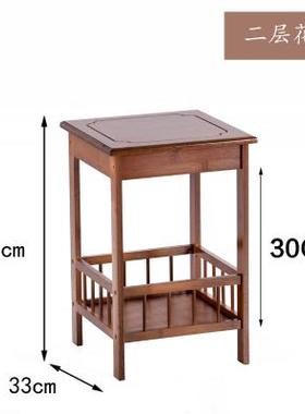 沙发旁边柜阳台小型移动小茶几迷你茶桌中式实木沙发边几欧式茶几