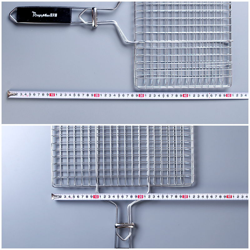 304不锈钢烤鱼夹子烤肉户外烤鱼夹板网烧烤蔬菜烧烤架网工具用品