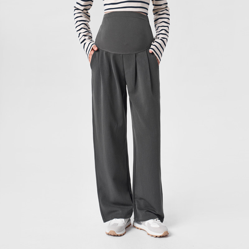 [赠运费险]孕妇西装裤春秋外穿通勤职业裤子秋冬装垂感阔腿裤长裤,淘宝优惠券,粉丝福利购,淘宝优惠卷