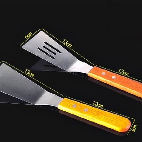 极速Stainless Steel Steak Fried Shovel Spatula Pizza peel - 图1