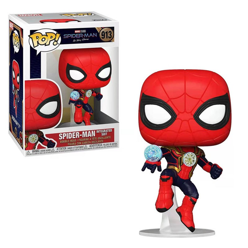 Funko pop 蜘蛛侠Spider-Man格温蜘蛛女蛛丝纸袋头公仔手办摆件 - 图1