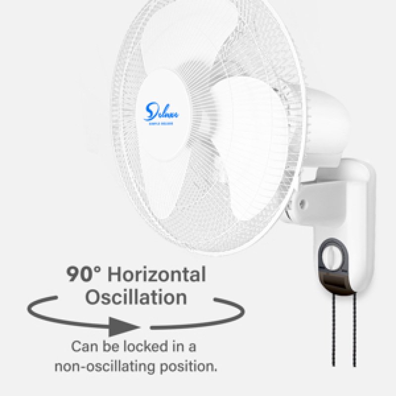 Household Wall Mount Fans 16In Adjustable Tilt,Quiet Op.erat - 图2