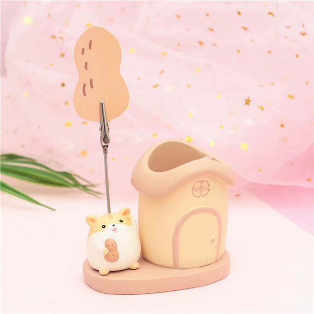 Cute girl heart cartoon student k student fresh pen holder creative fashion desktop stationery storage sticky notes folder stationery