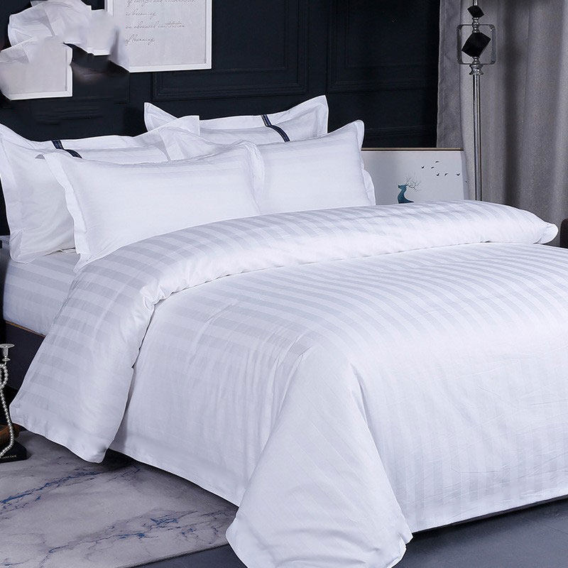 酒店宾馆四件套民宿风白色床单被子枕芯七件套床笠被套床上三件套,淘宝优惠券,粉丝福利购,淘宝优惠卷
