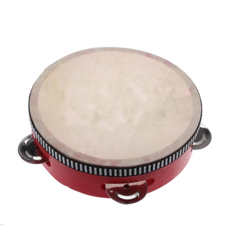 Montessori Baby Musical Toy Drum Beat Instrut Wood Hand Drum - 图3