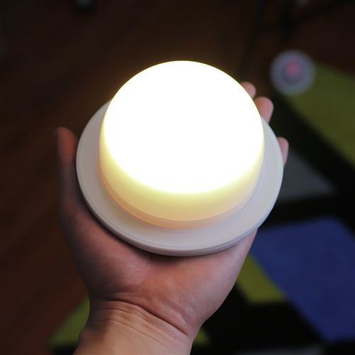 LED圆球底座灯芯七彩灯芯滚塑发光家具灯盘遥控充电接线底座灯芯 - 图2