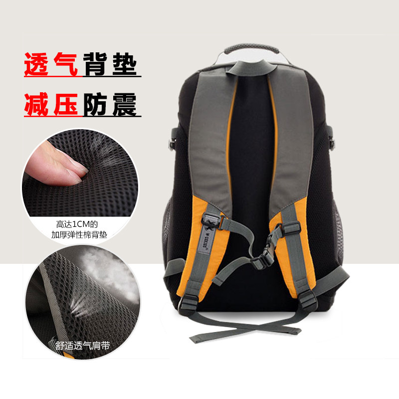 旅行包女短途旅游双肩包休闲轻便背包大容量双肩包防水包男徒步包,淘宝优惠券,粉丝福利购,淘宝优惠卷