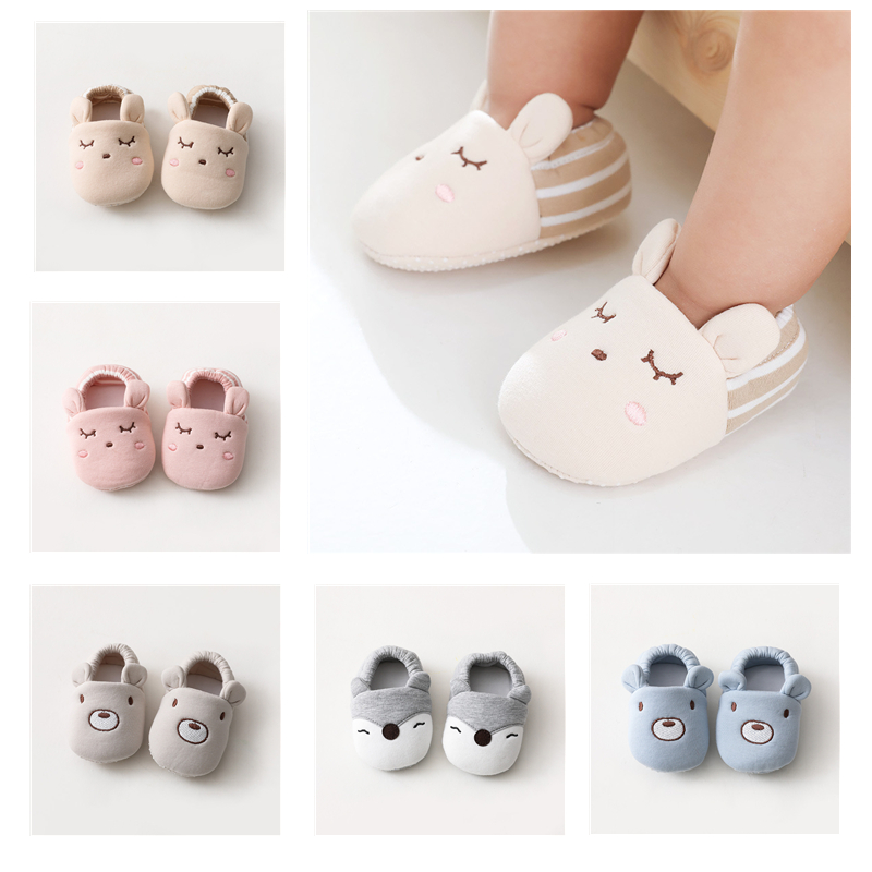 Baby Boys Girl ell Seasouns Shoeo Cartoon PattArn Cstton fab - 图0