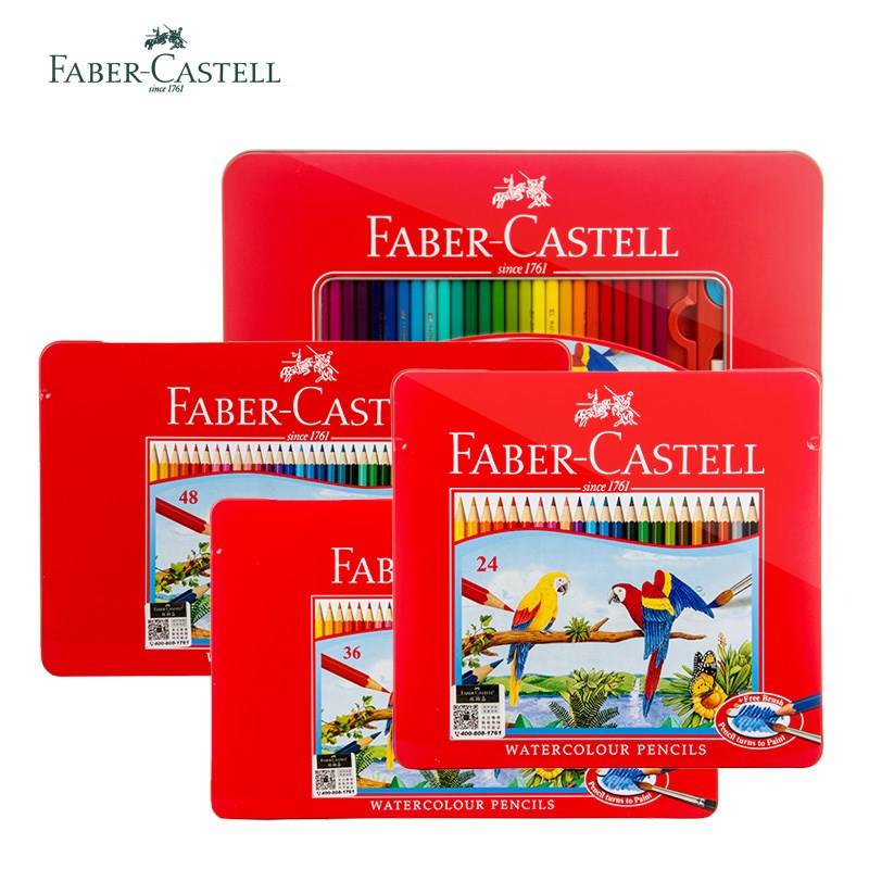 FABER CASTELL 36/48/72 Color Professional Water Soluble Col - 图0