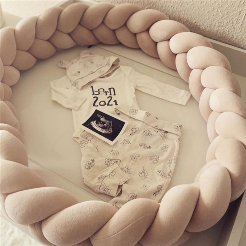 by Br/id Bumper for Newborn Crib 1Mt2M/3Ma4M KidsY Co/ Pr-图2