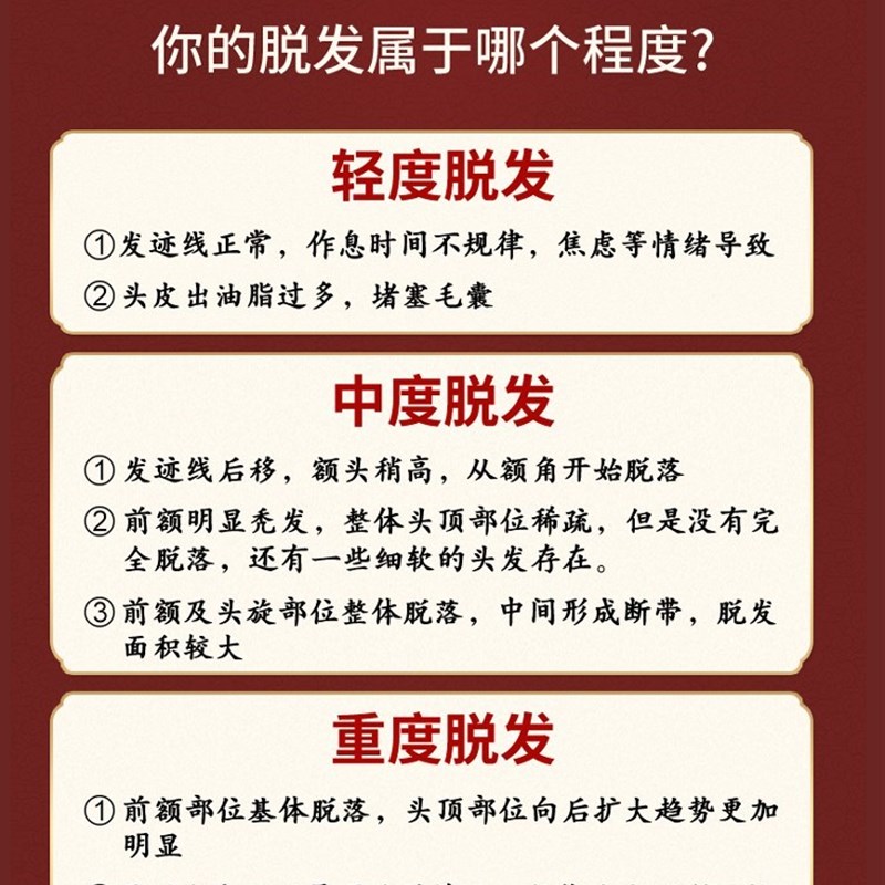 推荐同济堂正品育发液生髪增发密发头发增长液防脱发长发剂浓密男